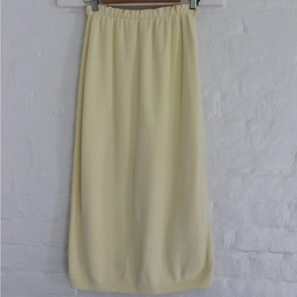 Yellow Knit Maxi